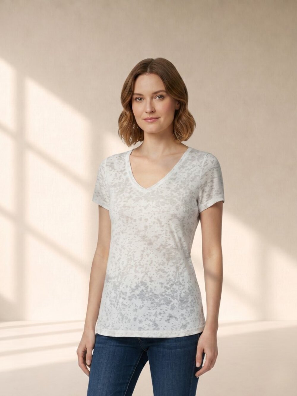 Hard Tail Forever White Tee Shirt - White Burnout T-Shirt Top Logo